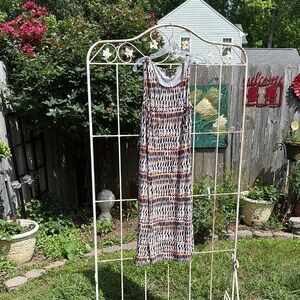 Pink and Brown Halter Sundress for Casual Days